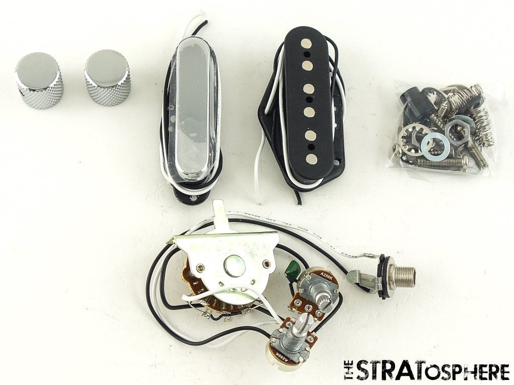 Fender Squier Affinity Series Tele Thinline PICKUPS POTS KNOBS, Telecaster.