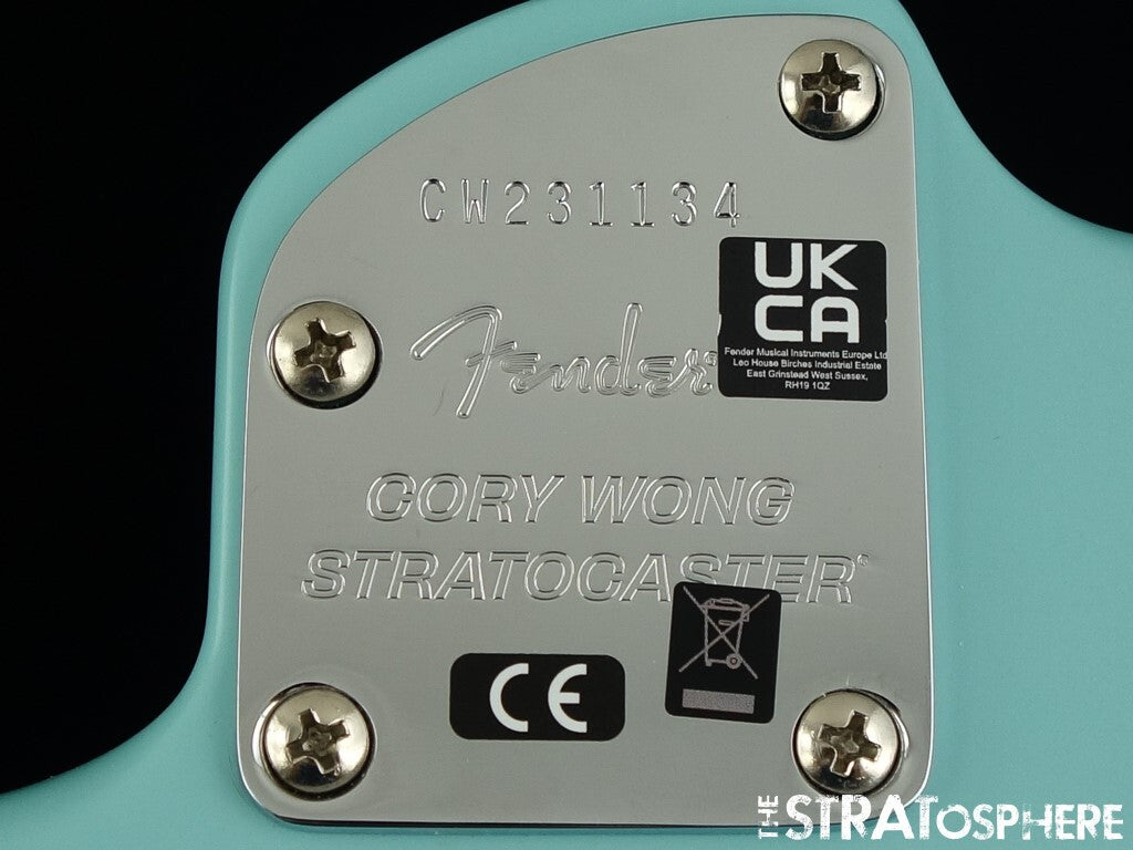 USA Fender Cory Wong Strat LOADED BODY LTD Lacquer Satin Daphne Blue