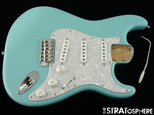 USA Fender Cory Wong Strat LOADED BODY LTD Lacquer Satin Daphne Blue