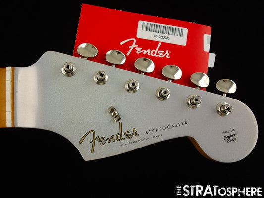 Fender H.E.R. Stratocaster Strat NECK & TUNERS, Painted Headstock ''C'' Maple