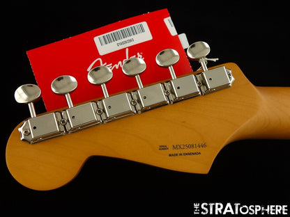 Fender H.E.R. Stratocaster Strat NECK & TUNERS, Painted Headstock ''C'' Maple