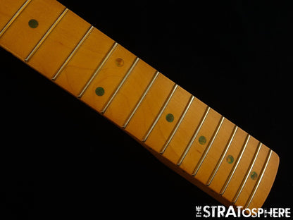 Fender H.E.R. Stratocaster Strat NECK & TUNERS, Painted Headstock ''C'' Maple