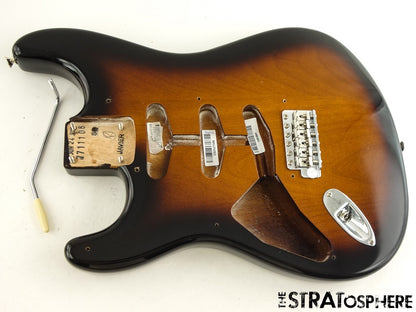 LEFTY Fender AV II American Vintage 1957 BODY & HARDWARE Strat 2TS