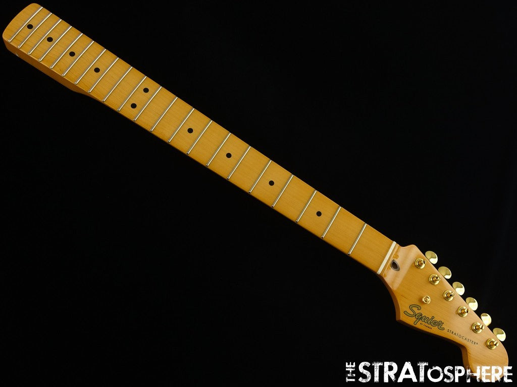 Fender FSR Squier Classic Vibe 50s Stratocaster Strat, NECK w/ GOLD TUNERS Maple