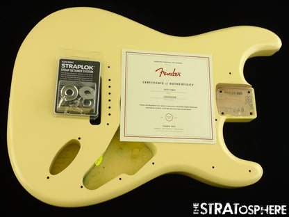 American Fender Stratocaster MALMSTEEN Strat, BODY, Vintage White!