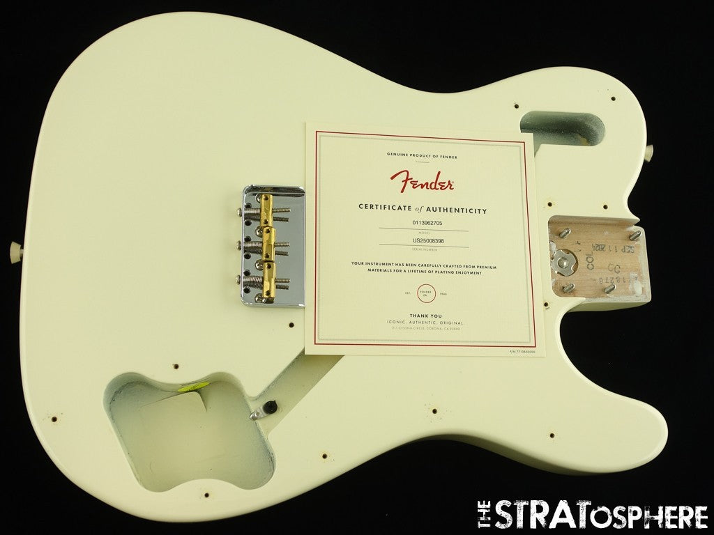 Fender American Professional II Tele Deluxe BODY & HARDWARE Olympic White