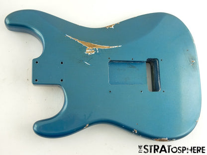 Fender Custom Shop W25 Custom Deluxe Relic HB S-1 BODY Strat Lake Placid Blue