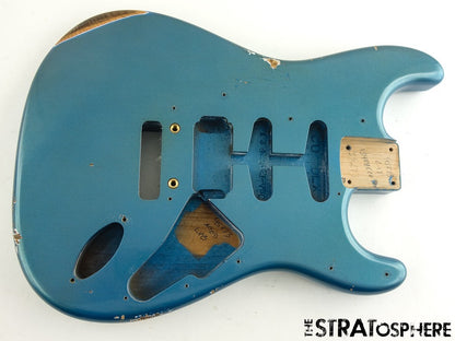 Fender Custom Shop W25 Custom Deluxe Relic HB S-1 BODY Strat Lake Placid Blue