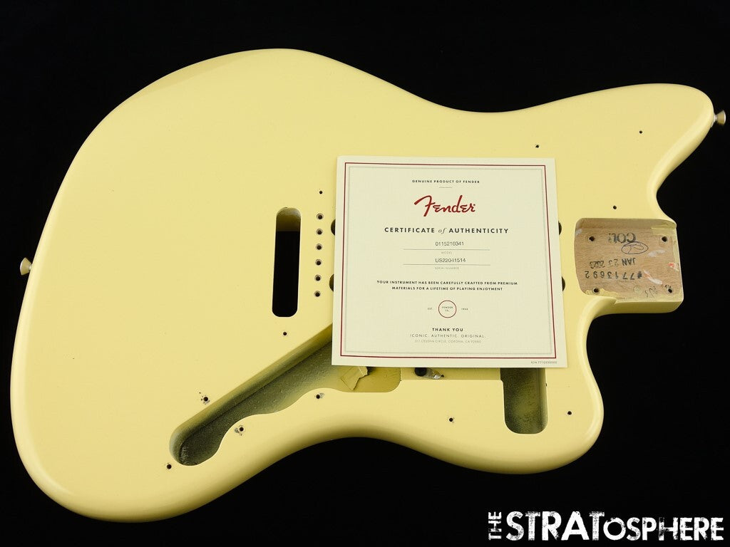 2023 Fender American Performer Jazzmaster BODY USA Guitar Parts Vintage White!