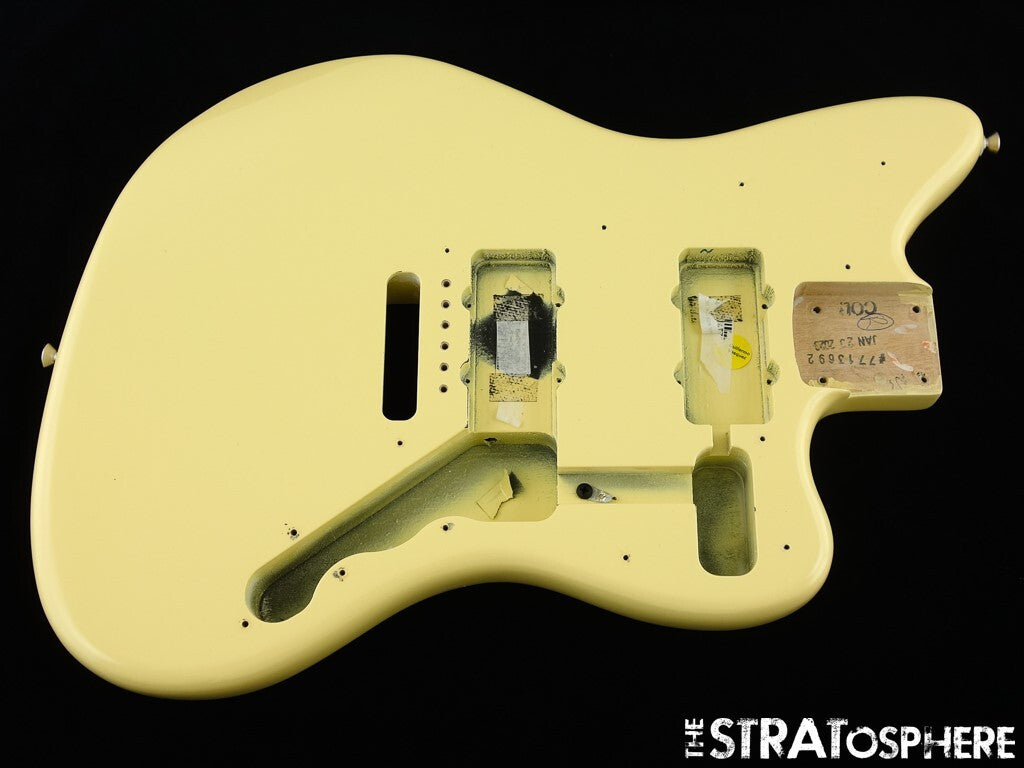 2023 Fender American Performer Jazzmaster BODY USA Guitar Parts Vintage White!