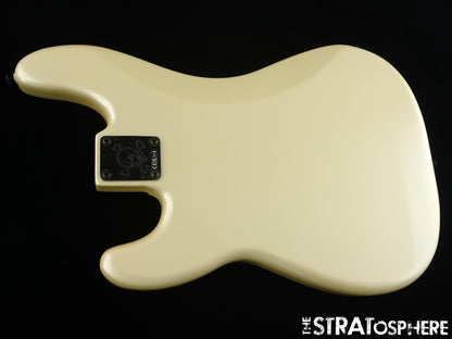 Fender Duff McKagan Deluxe Precision P BASS BODY + HARDWARE, White Pearl