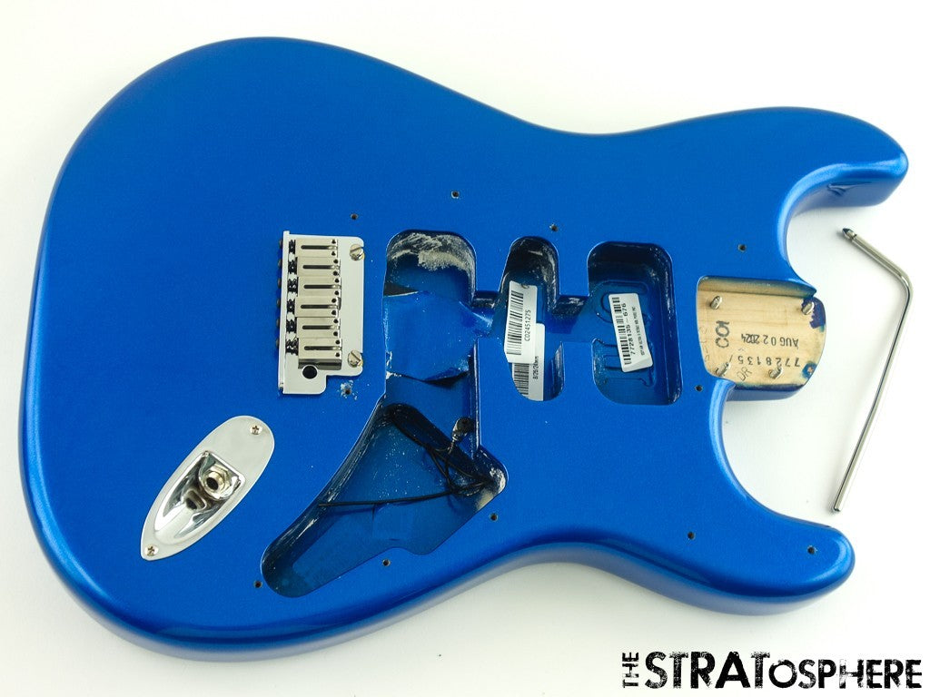 Fender American Ultra II Stratocaster Strat BODY + HARDWARE USA, Noble Blue