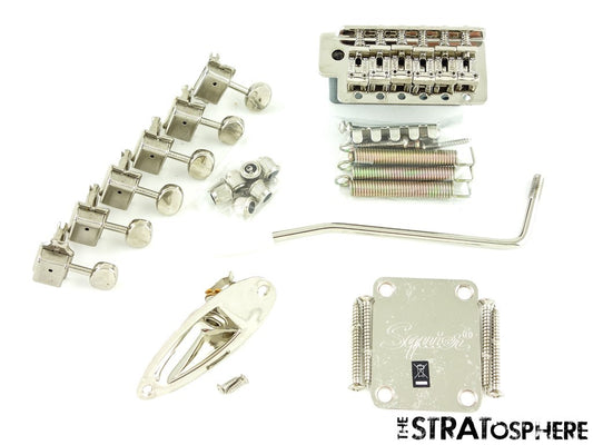 Fender Squier Classic Vibe 70s Strat HARDWARE SET TREMOLO TUNERS, Stratocaster