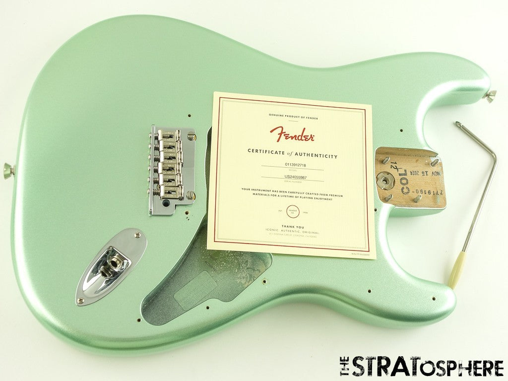 Fender American Professional II Strat BODY & HARDWARE Alder Mystic Surf Green