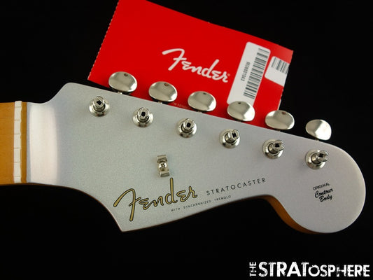 Fender H.E.R. Stratocaster Strat NECK + TUNERS, Painted Headstock ''C'' Maple