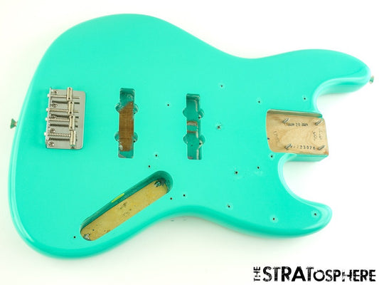 Fender AV II American Vintage 1966 Jazz J BASS BODY + HARDWARE 66 Sea Foam Green
