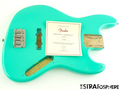 Fender AV II American Vintage 1966 Jazz J BASS BODY + HARDWARE 66 Sea Foam Green