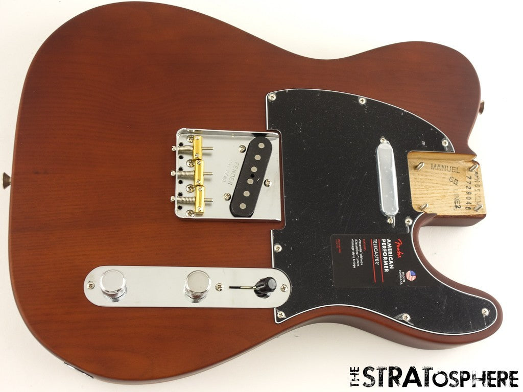 American Performer Fender Timber Tele LOADED BODY, Sassafras Mocha CLOSEOUT