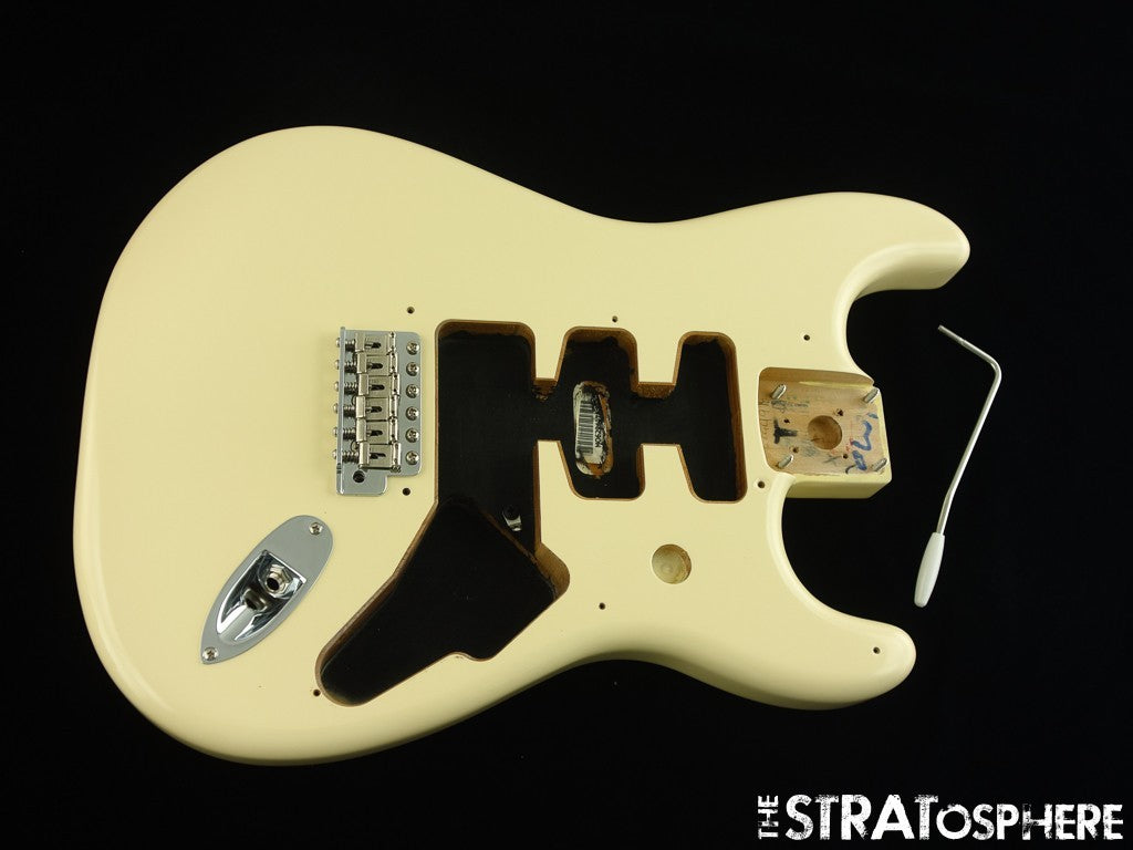 Fender Jimmie Vaughan Strat BODY w/ HARDWARE, Stratocaster, Olympic White!