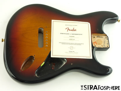 USA Fender SRV Stevie Ray Vaughan Stratocaster BODY, Sunburst SRV 3TS
