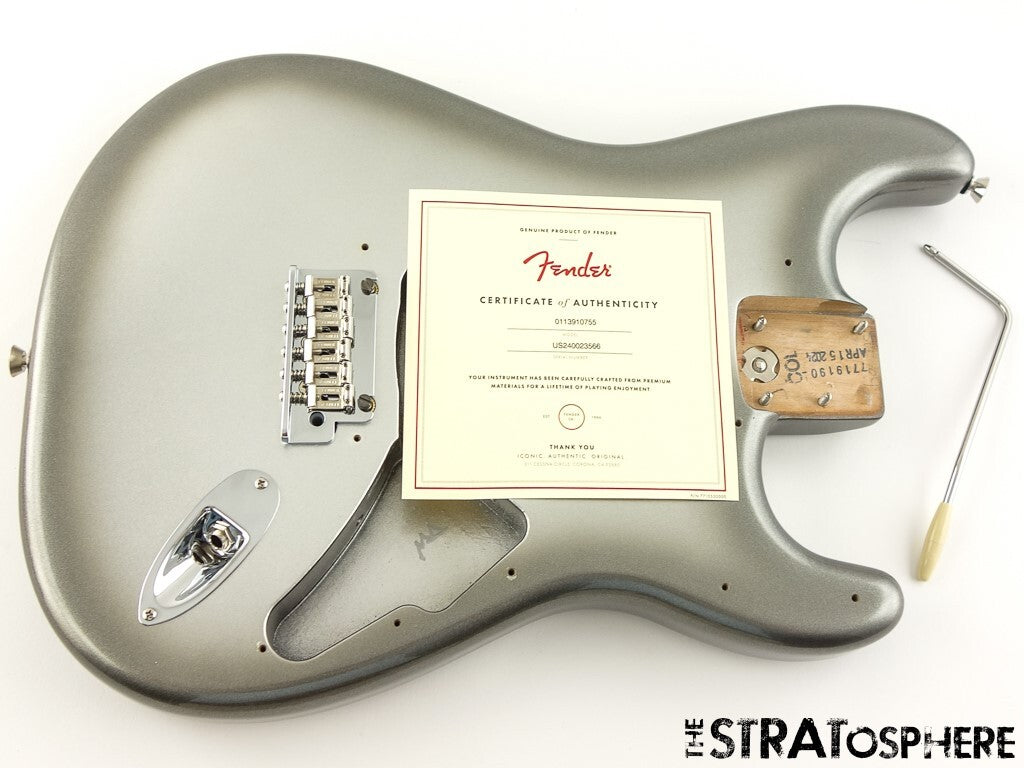 Fender American Professional II Strat BODY + HARDWARE, Alder Mercury