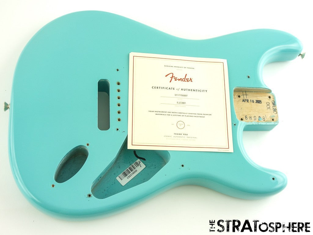 USA Fender Stratocaster ERIC JOHNSON Strat BODY American TTQ Tropical Turquoise