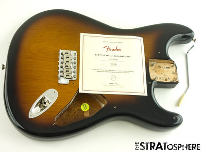 USA Fender ERIC JOHNSON Strat BODY & HARDWARE American Nitro, 2TS Sunburst