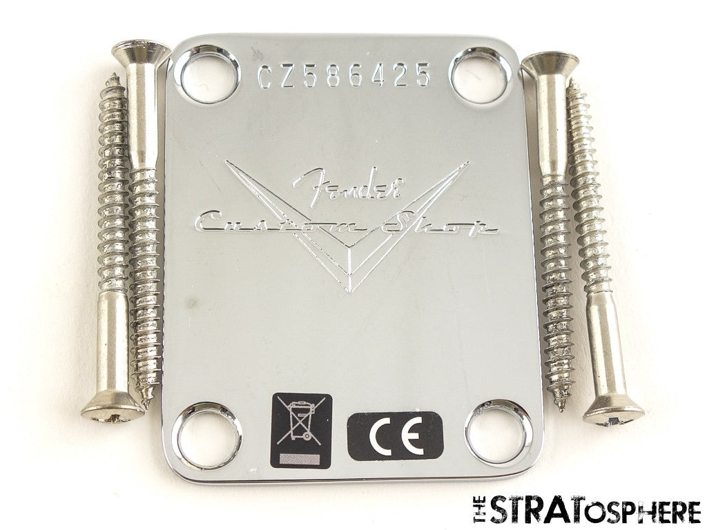 Fender Custom Shop 68 Strat LCC Closet Classic NECK PLATE Logo # Stratocaster