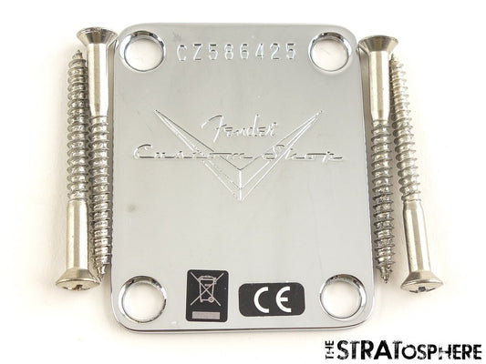 Fender Custom Shop 68 Strat LCC Closet Classic NECK PLATE Logo # Stratocaster