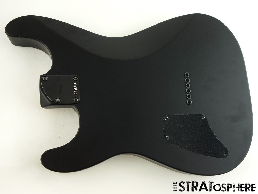 USA Fender JIM ROOT Stratocaster Mahogany HH Strat BODY + HARDWARE, Flat Black