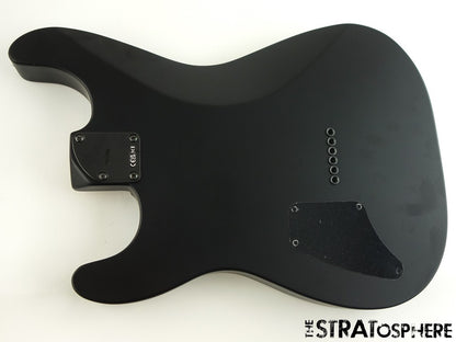 USA Fender JIM ROOT Stratocaster Mahogany HH Strat BODY + HARDWARE, Flat Black