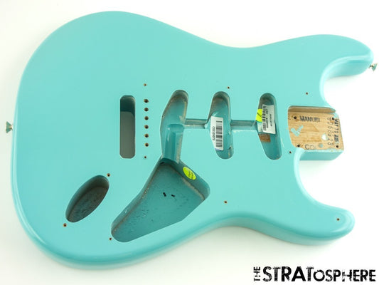 Fender Stratocaster ERIC JOHNSON Strat BODY, American Nitro Tropical Turquoise