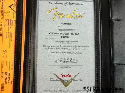 Fender USA Custom Shop Custom Strat Pro 2025 Relic Body HLE Gold