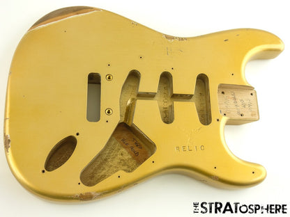 Fender USA Custom Shop Custom Strat Pro 2025 Relic Body HLE Gold