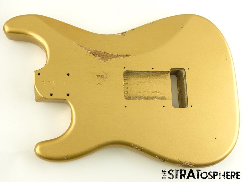 Fender USA Custom Shop Custom Strat Pro 2025 Relic Body HLE Gold