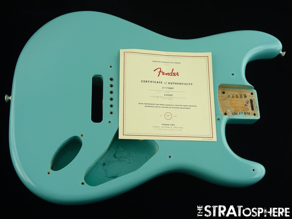 USA Fender Stratocaster ERIC JOHNSON Strat BODY, American TTQ Tropical Turquoise