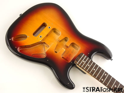 Fender Squier Affinity Stratocaster Junior HSS BODY & NECK Strat 3TS Sunburst