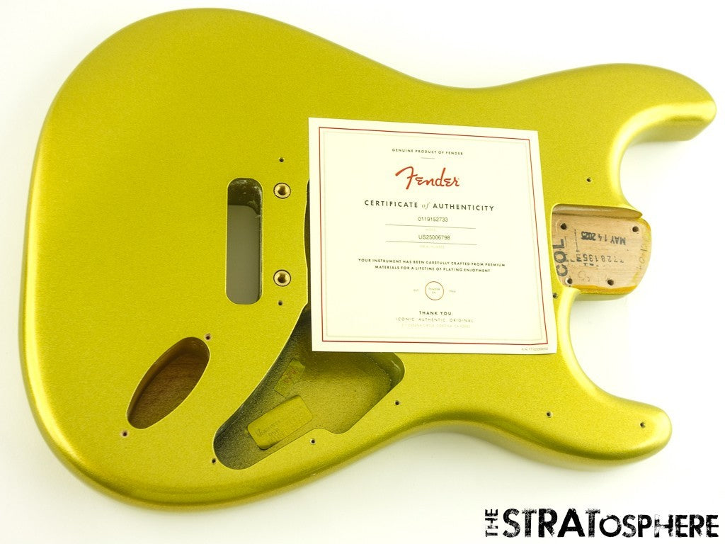 Fender American Ultra II Stratocaster Strat BODY, USA Guitar Part Solar Flare