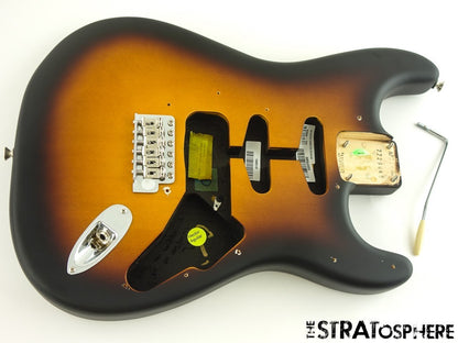 American Performer Fender Timber Strat, BODY + HARDWARE, Pine, 2TS CLOSEOUT $