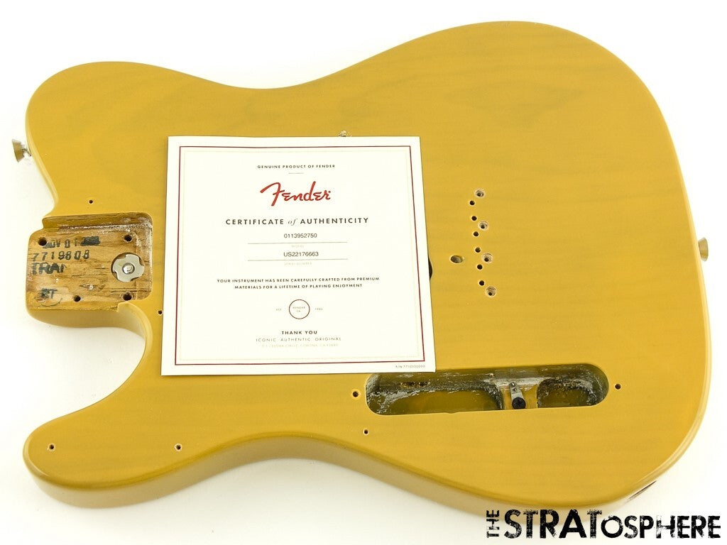 LEFTY Fender American Professional II Telecaster BODY Tele Butterscotch Blonde.