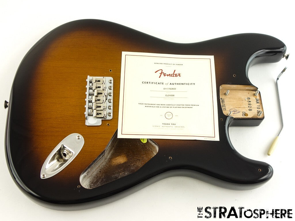 USA Fender ERIC JOHNSON Strat BODY & HARDWARE American Nitro, 2TS