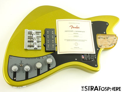 Fender American Ultra II Meteora Bass LOADED BODY USA Guitar Solar Flare