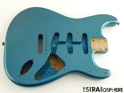 Fender USA Custom Shop 59 Relic Strat BODY Aged Lake Placid Blue
