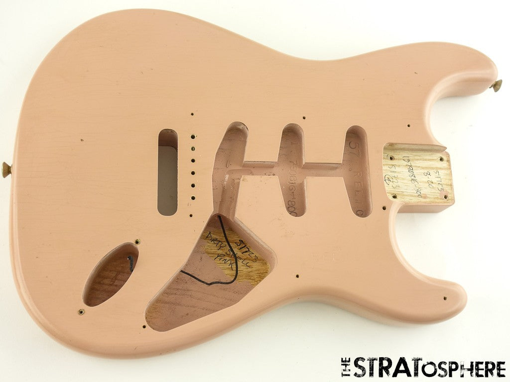 Fender USA Custom Shop 1957 Journeyman Stratocaster BODY Strat Dirty Shell Pink