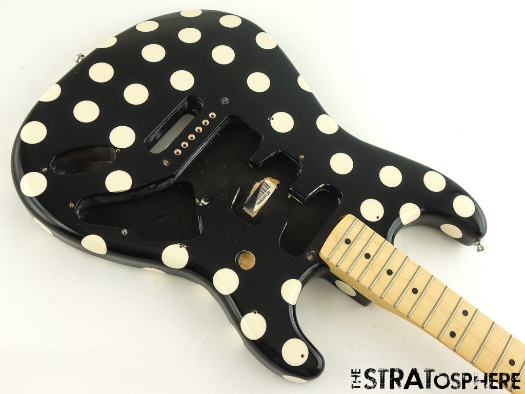 Fender Buddy Guy Stratocaster Strat BODY & NECK Polka Dot