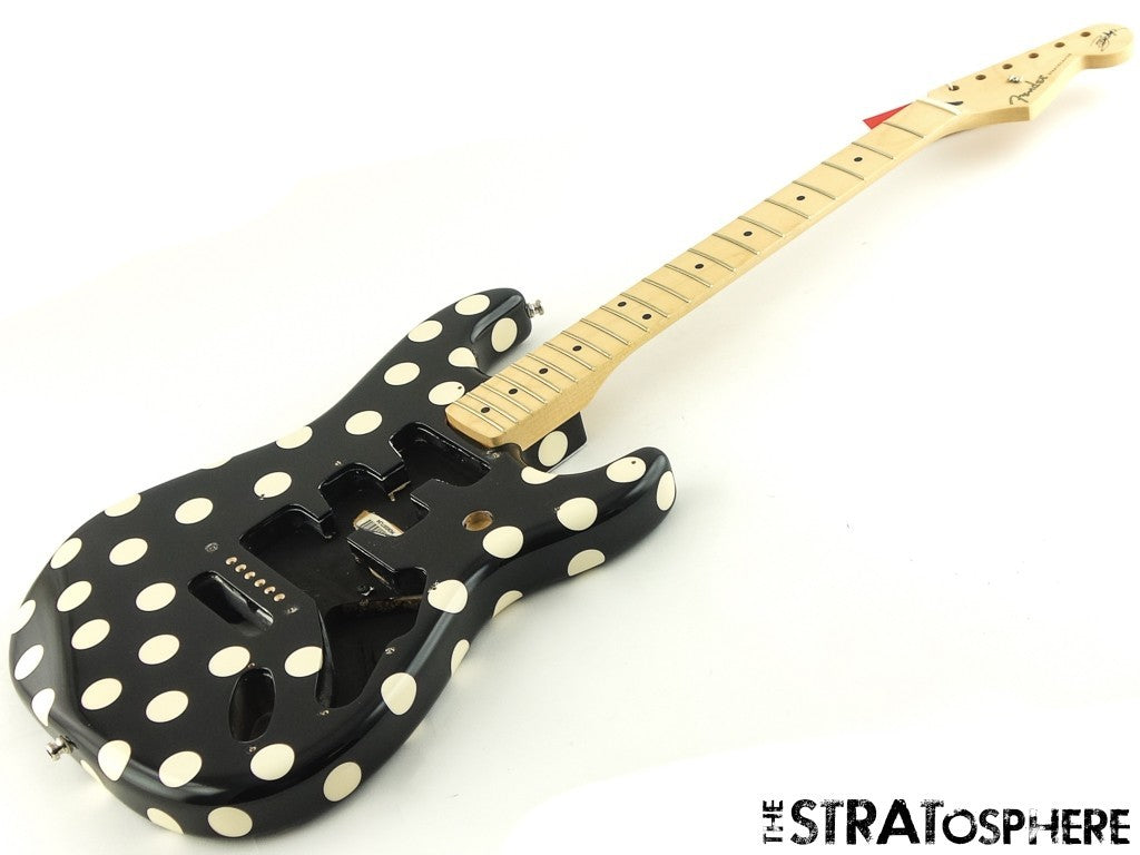 Fender Buddy Guy Stratocaster Strat BODY & NECK Polka Dot