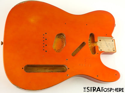 USA Fender Custom Shop 1963 Telecaster Relic BODY Tele, Candy Tangerine 63