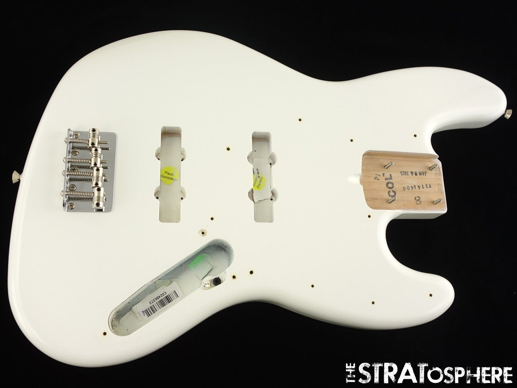 Fender American Performer Jazz J Bass BODY + HARDWARE USA Arctic White
