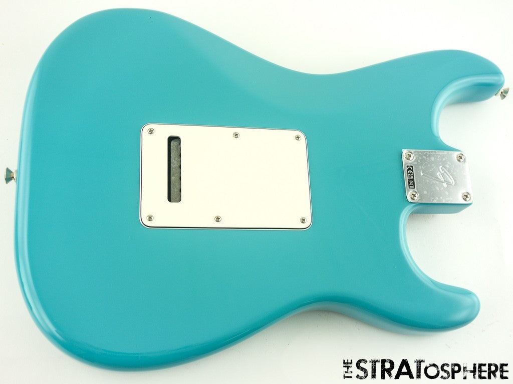 LEFTY Fender Player II Stratocaster BODY + HARDWARE Strat Alder Aquatone Blue