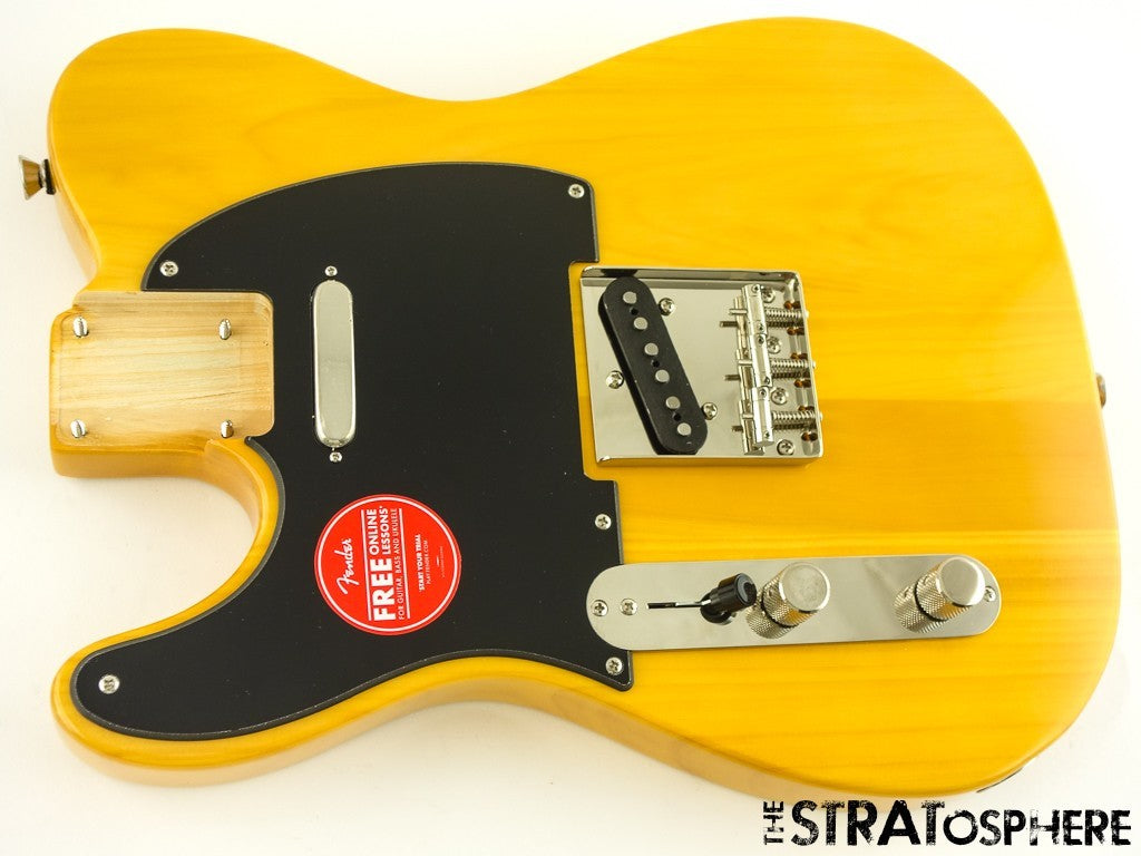 LOADED LEFTY Fender Squier 50s Telecaster Tele BODY Guitar Butterscotch BLD